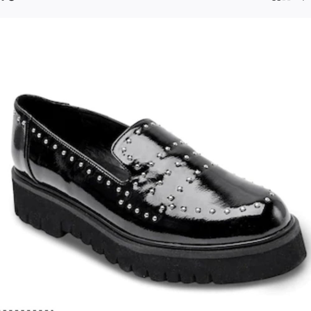 Jane and the Shoe Elena Studded Loafers
